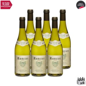 VIN BLANC Roncier Blanc Blanc - Lot de 6x75cl - Vin Blanc de