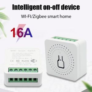 TÉLÉCOMMANDE DOMOTIQUE  Type 1-Tuya WiFi Smart Switch, Commutateurs d'écla