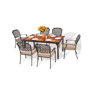 Salon De Jardin Aspect Fer Forge Monaco Achat Vente Ensemble