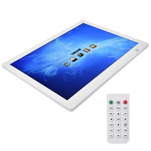 Album de Cadres Photos /électroniques HD 1080p 15,4avec t/él/écommande et Support Amovible Support Calendrier//R/éveil//Lecture Audio//Carte SD//USB//AUX Noir Topiky Cadre Photo num/érique
