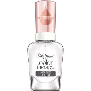 VERNIS A ONGLES Vernis À Ongles - Sally Hansen Color Therapy Nail Beautifiers High Top Coat Vernis Transparent