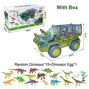 VOITURE À CONSTRUIRE D 15 Avec Boîte - Jouet de Transport de dinosaures