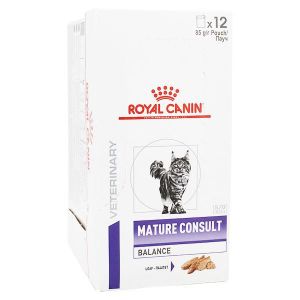 BOITES - PATÉES Royal Canin Veterinary Chat Mature Consult Balance