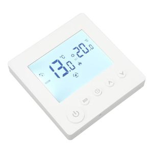 THERMOSTAT D'AMBIANCE Dioche Thermostat numérique Thermostat de chauffage au sol, thermostat intelligent à écran tactile electronique micro-controleur