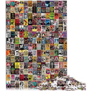 PUZZLE Vintage Collage 1000 Pièces Puzzles Pour Adultes P