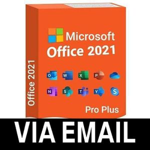 BUREAUTIQUE Microsoft Office 2021 Professionnel Plus - à téléc