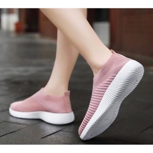 Sneakers sans sales lacets femme