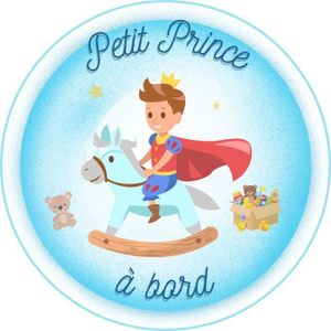 BÉBÉ À BORD  Autocollant Bébé à bord - Petit Prince à bord