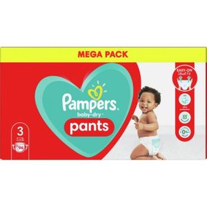 COUCHE Couches-culotte - Pampers - Baby Dry - Taille 3 - 