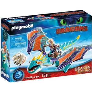 UNIVERS MINIATURE PLAYMOBIL 70728 Dragon Racing: Astrid et Tempête