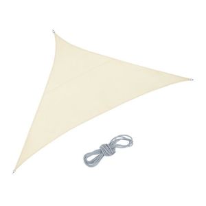 VOILE D'OMBRAGE Voile d'ombrage triangle PES beige - 10037843-1370