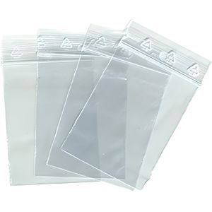 Sachet Plastique Transparent 100x150mm Pochon Lot de 100 sachets à