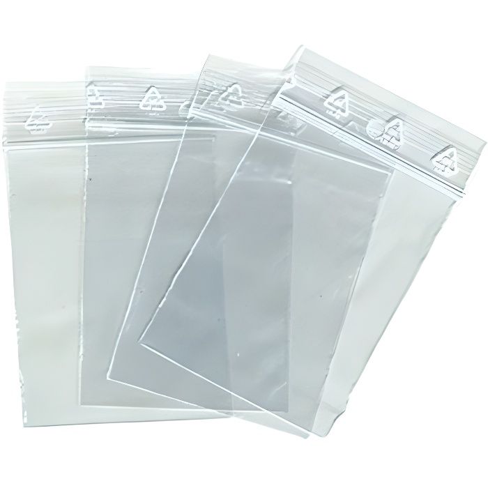 Mini Sac organzine transparente 5 x 7 cm blanc pour petits dés et pions