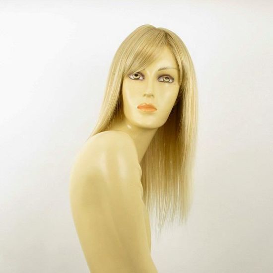 Perruque Courte Synthétique Blond Doré Méché - Style VALENTIA 24BT613 - Taille Moyenne - Neuf Avec étiquettes
