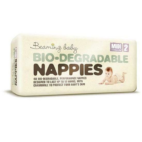 30 Sacs à Couches Biodégradables Beaming Baby - Parfum Agrumes, Amidon De Maïs | Compostables