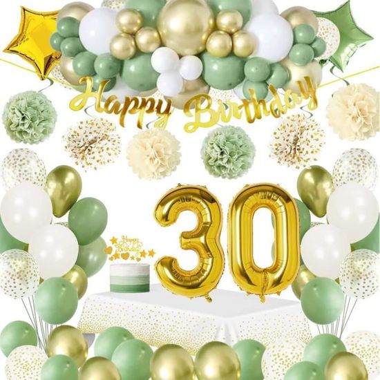 Kit Décoration Anniversaire Enfant 95 Pièces - Drapeau, Ballons, Nappe, Assiettes... - 4