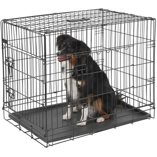 Kerbl Cage De Transport Pour Chien 63x48x57cm Noir 1 Porte