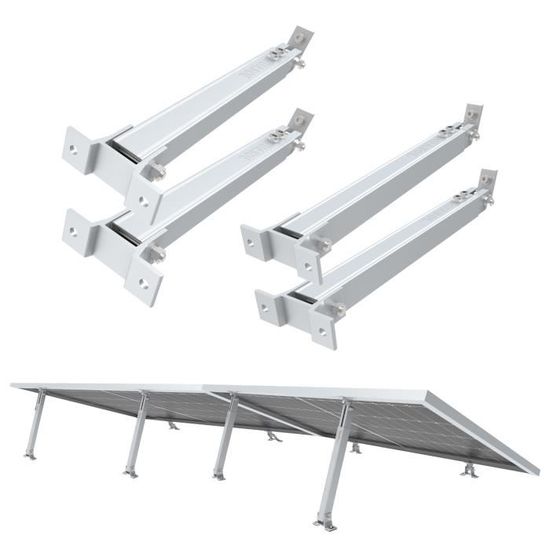 NuaSol Lot de 2 supports de centrales électriques de balcon,Support de