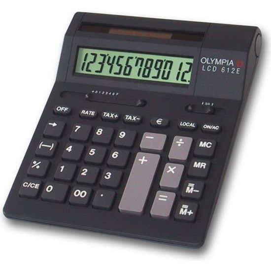 Számológép asztali OLYMPIA LCD-612 SD 12 digit 941911006