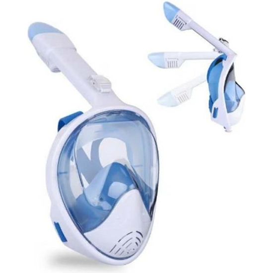 Tmysim Masque De Plongée Enfant 5-13 Ans – Verre Trempé 180°, Joint Silicone, Tuba Sec Anti-Fuite – Idéal Pour Débuter