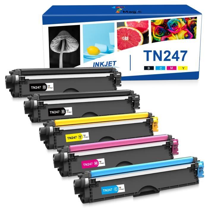 Toner Compatible Brother TN-247 Jaune - Haute Capacité Pour HL-L3210CW, DCP-L3510CDW, MFC-L3750CDW Et Autres