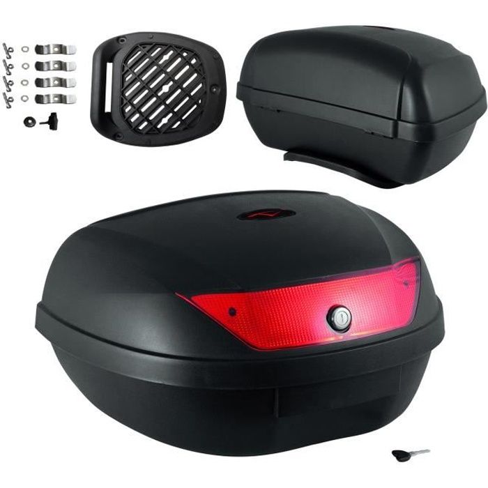 Top Case Moto Touring 49 lt.Quad Bagage Coffer Valise Fermeture
