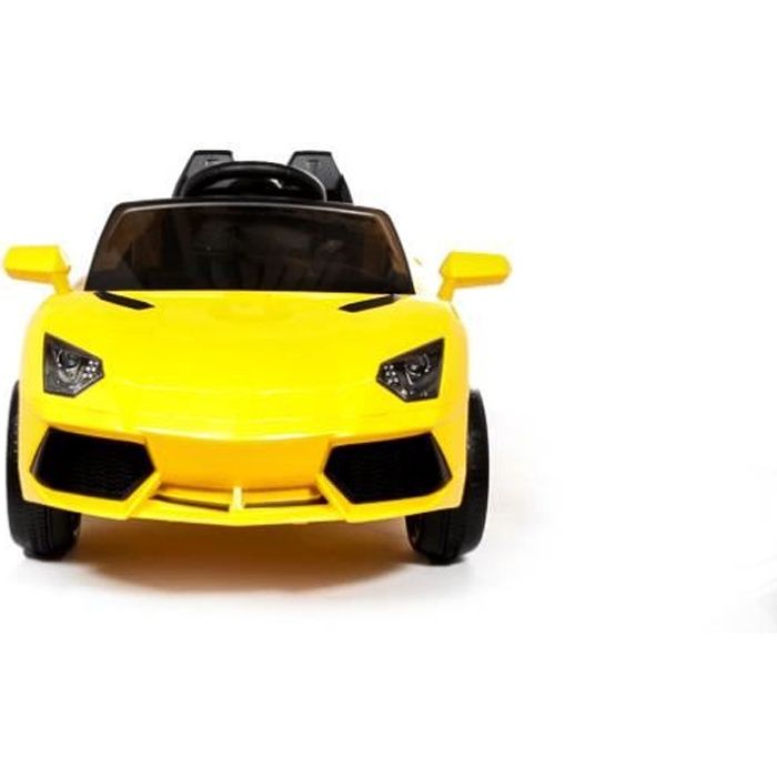 Lamborghini Style 12v voiture électrique pour enfants Jaune - Voiture électrique pour enfant avec batterie 12v et télécommande
