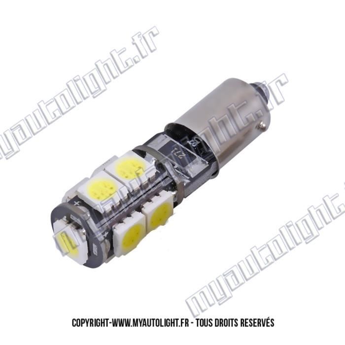 Ampoule Led H6W - Anti Erreur - Veilleuses Feux Position Recul