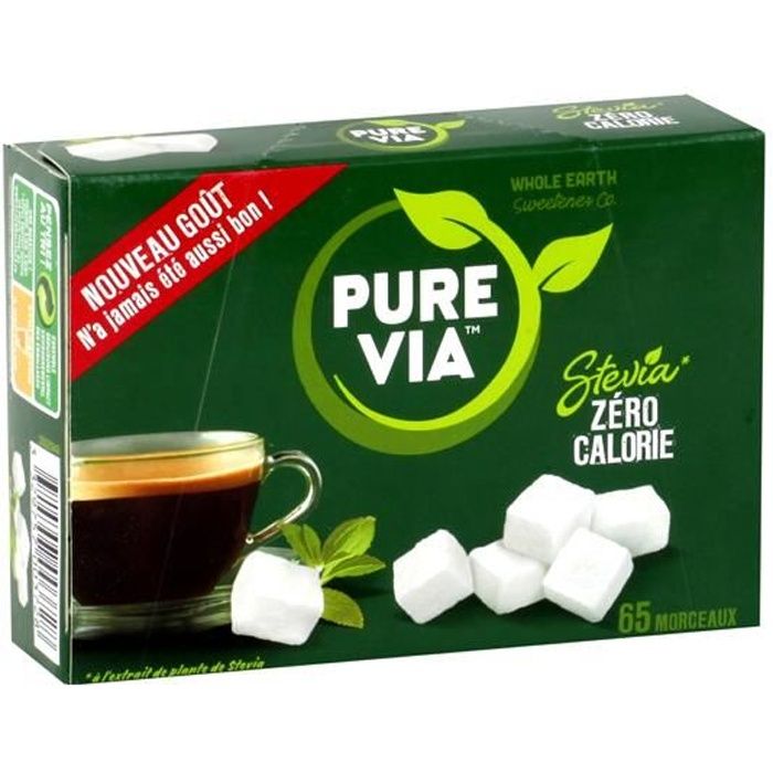 Pure Via Stévia 65 morceaux
