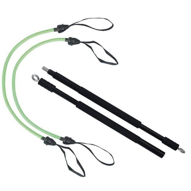 Schildkröt Fitness Bâton de gymnastique Vert-Citron/Noir - 960072
