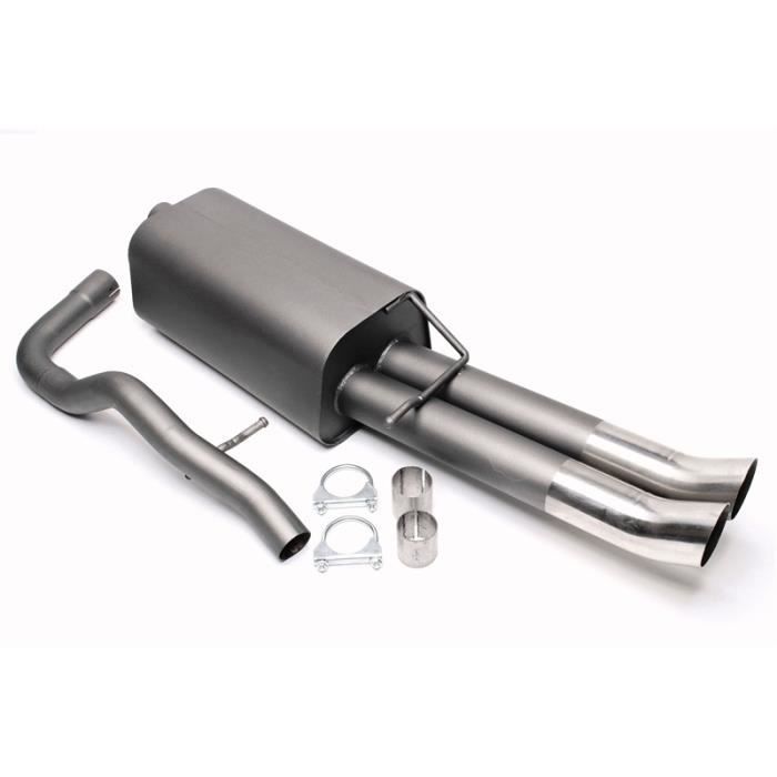 Silencieux echappement arriere Tuning Art 2x76mm DTM VW Bora/Bora Variant (1J)