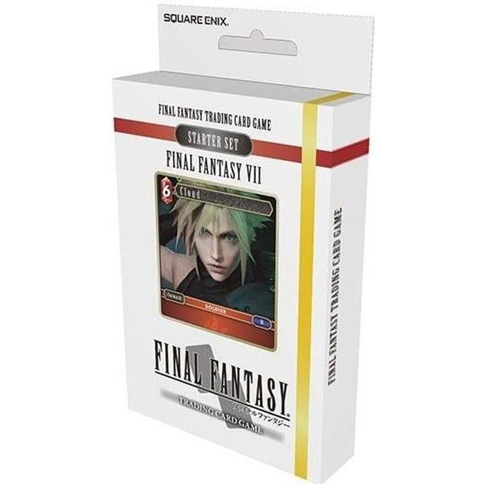 Jeu de cartes Final Fantasy Starter Set FFVII