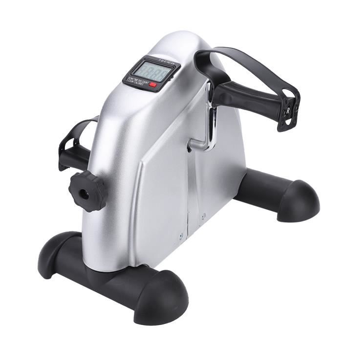 ARAMOX Mini Exercise Bike Mini vélo d'exercice pour entraîneur de pédale à main portable pour gymnase intérieur