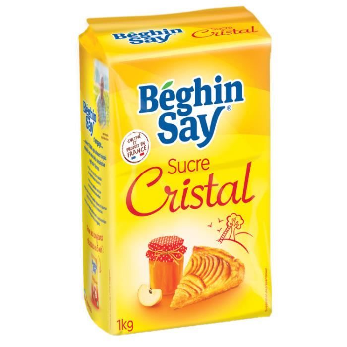 Sucre cristal 1 kg Béghin Say