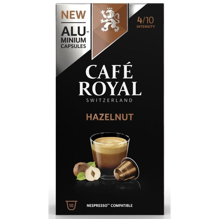 CAFE ROYAL compatible Nespresso Alu Noisette x10