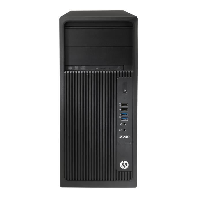 Hp Z240 Mt, 3,4 Ghz, Intel® Core™ I7 De 6eme Génération, 8 Go, 256 Go, Dvd Super Multi, Windows 7 Professional