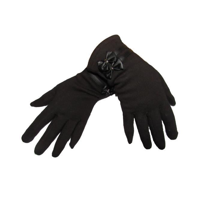 Gants de Ville Femme en Coton Polaires