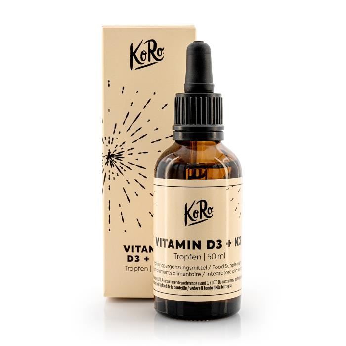 Proteine - KoRo Vitamine D3/K2 en gouttes 50 ml - KoRo