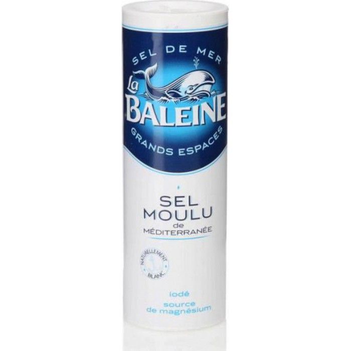 LA BALEINE Sel moulu de Méditerranée La Baleine - 250 g