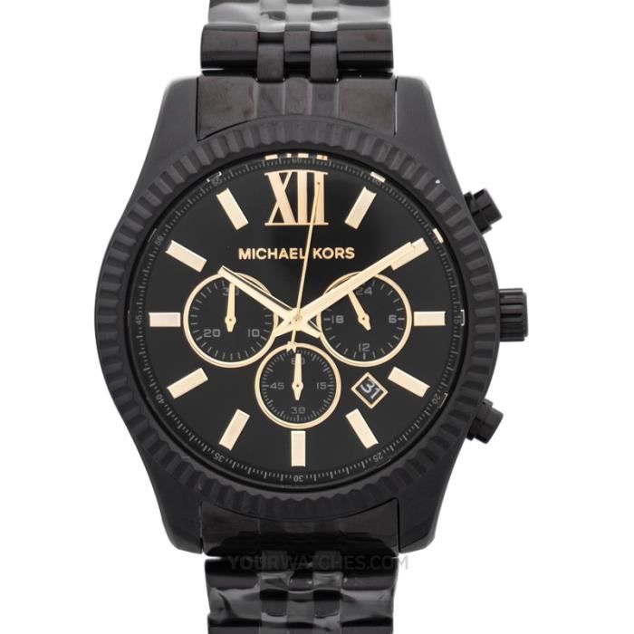 Michael Kors Lexington MK8603 *Brand New* Black Dial Men's Watch Genuine