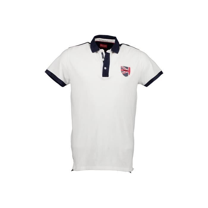 DEELUXE Polo à manches courtes RUPSON White