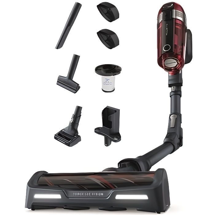 Rowenta XForce Flex 11.60 Aspirateur balai Sans fil Puissant Batterie amovible 25,2V Jusqu'à 45 min d'autonomie RH9878WO