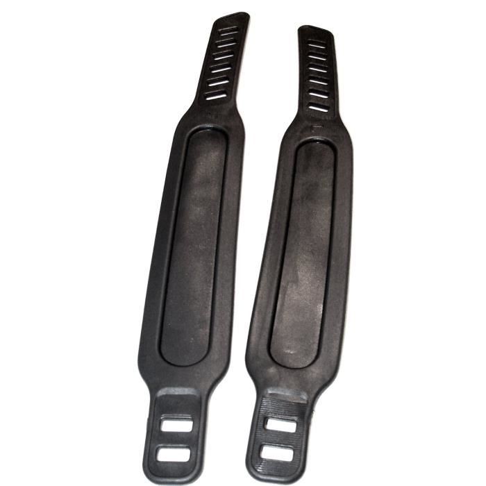 Steelflex Sangles de pédalier pour vélo d'entraînement