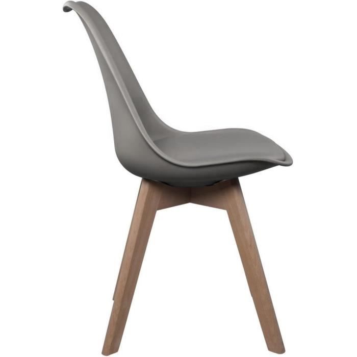 Chaise scandinave - Gris