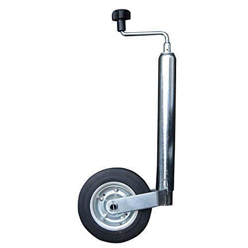 Unitec 10372 roue jockey avec manivelle 48 mm