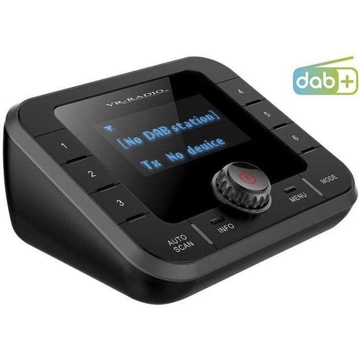 Tuner radio DAB+ / FM à fonctions bluetooth et streaming DOR-280.bt