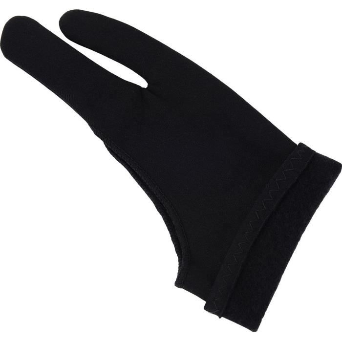 VSHOP®Gant pour tablette graphique ( bon pour la main droite ou la main gauche) noirTaille XL