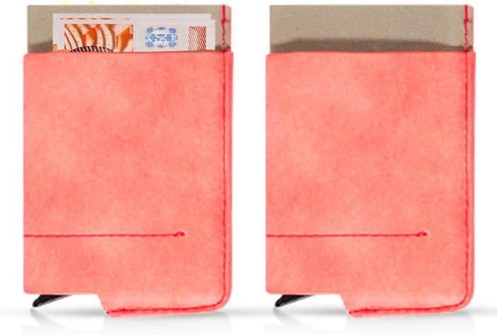 Portefeuille Métallique De Blocage RFID ProMugizi – Compact, Organiseur De Cartes Argent/noir
