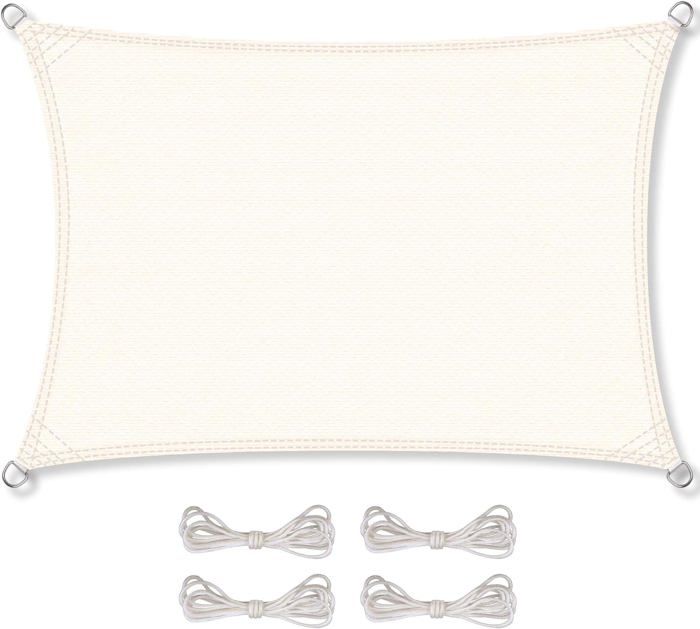 Voile D'ombrage BESTXH - Protection UV 95%, Imperméable, Pour Terrasse Et Jardin - 10