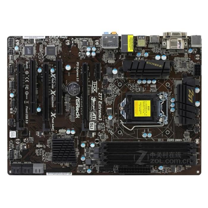 Carte mère ASRock Z77 Extreme3 Intel Z77 LGA 1155 4xDDR3 32GB ATX - Asrock